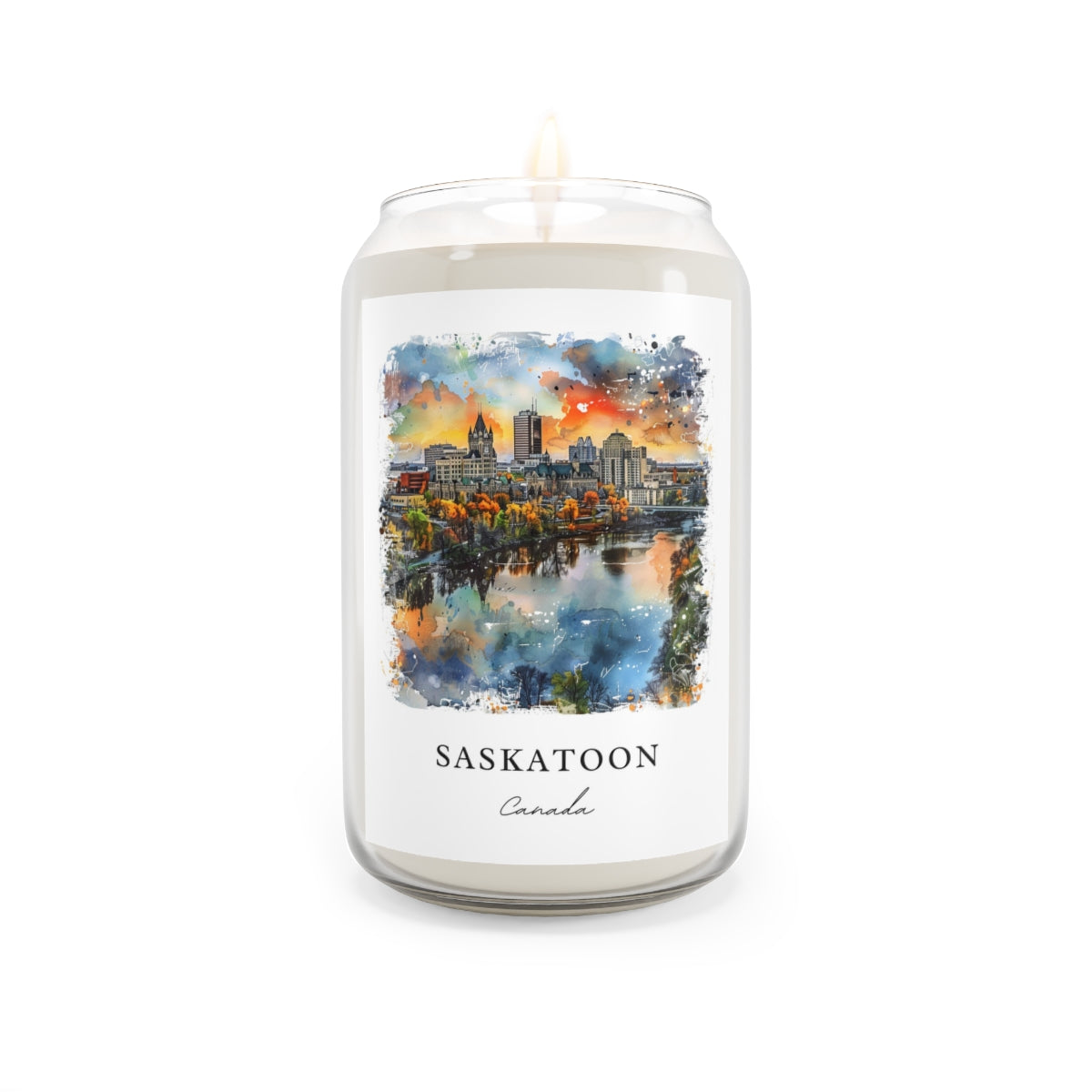 Saskatoon, Canada scented soy candle