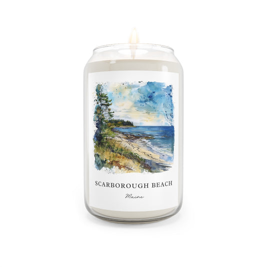 Scarborough Beach, Maine scented soy candle