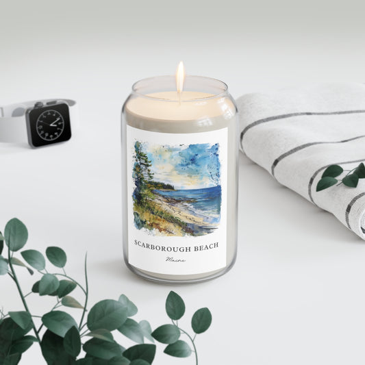 Scarborough Beach, Maine scented soy candle