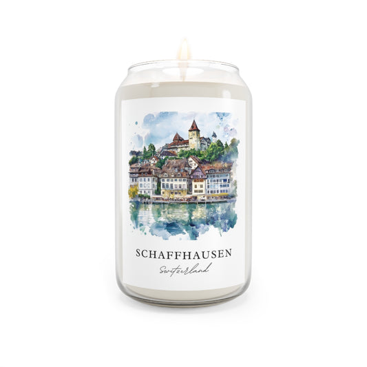 Schaffhausen, Switzerland scented soy candle