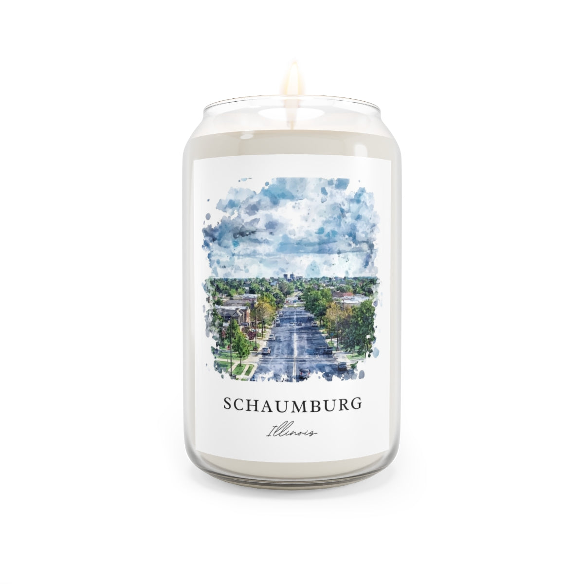 Schaumburg, Illinois scented soy candle
