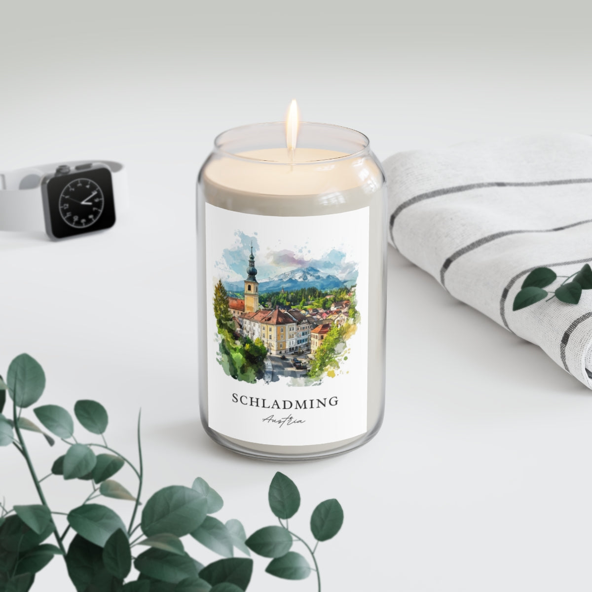 Schladming, Austria scented soy candle