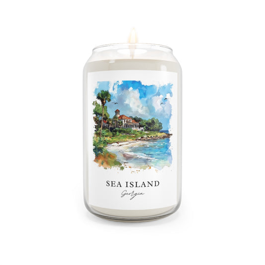Sea Island, Georgia scented soy candle