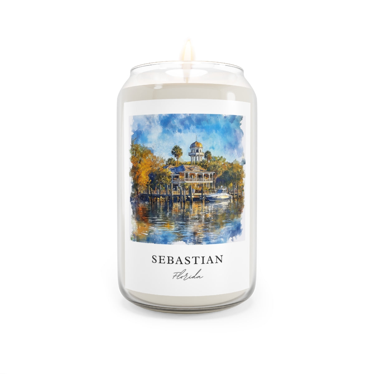 Sebastian, Florida scented soy candle