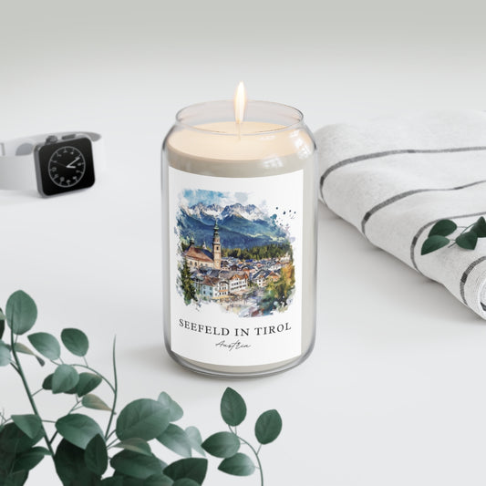 Seefeld In Tirol, Austria scented soy candle