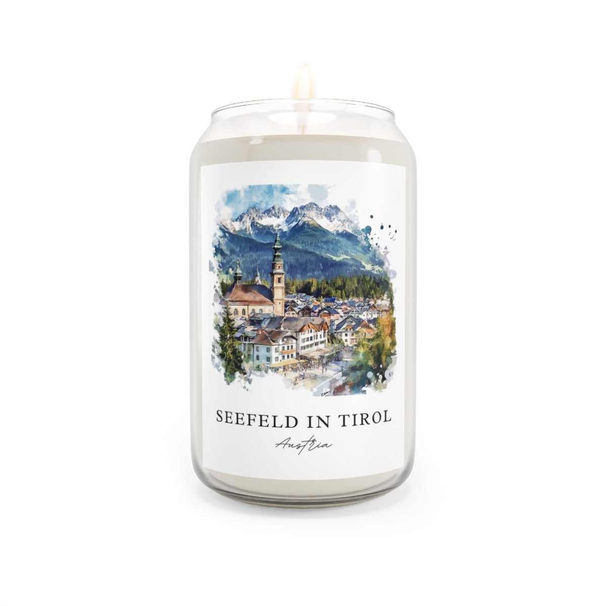 Seefeld In Tirol, Austria scented soy candle