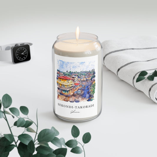 Sekondi-Takoradi, Ghana scented soy candle