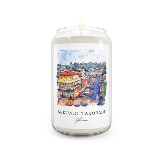 Sekondi-Takoradi, Ghana scented soy candle