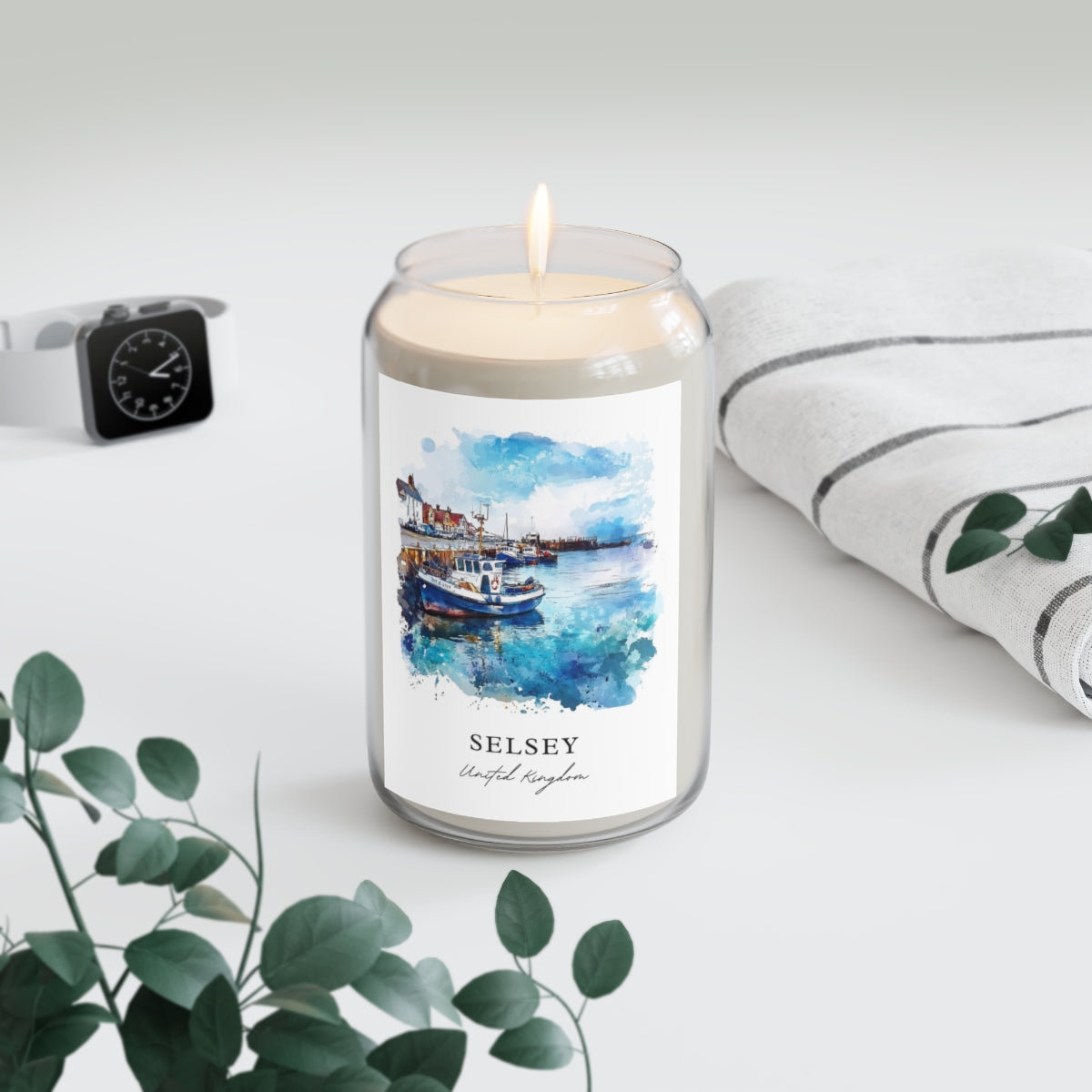 Selsey, United Kingdom scented soy candle