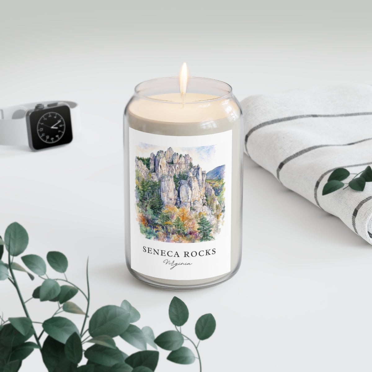 Seneca Rocks, Virginia scented soy candle