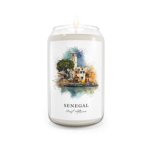 Senegal, West Africa scented soy candle