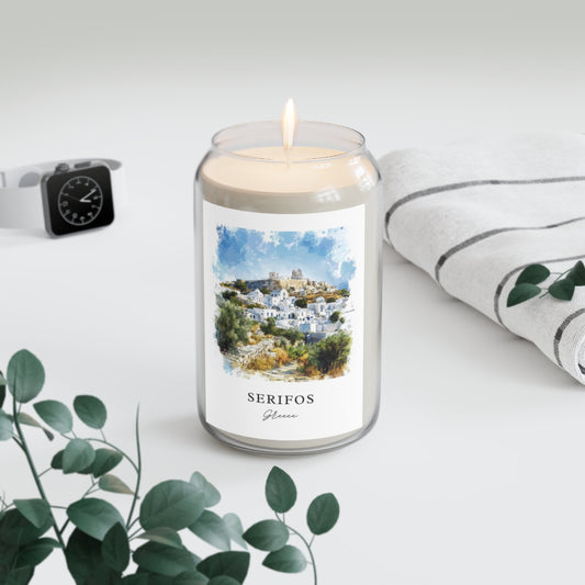 Serifos, Greece scented soy candle