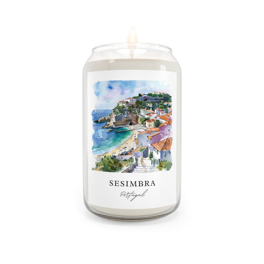 Sesimbra, Portugal scented soy candle
