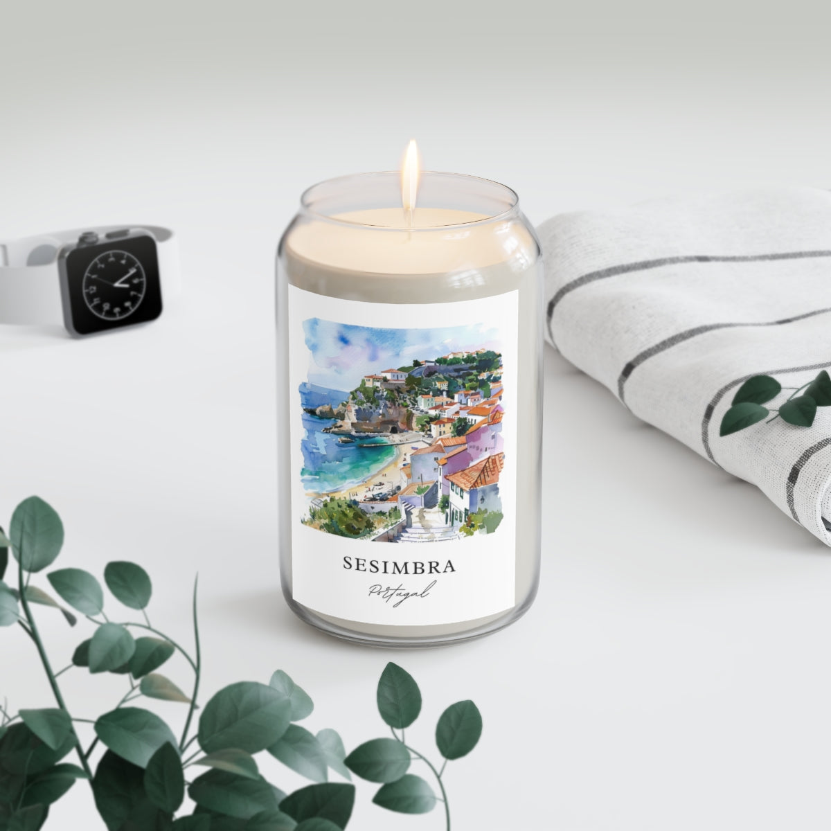 Sesimbra, Portugal scented soy candle