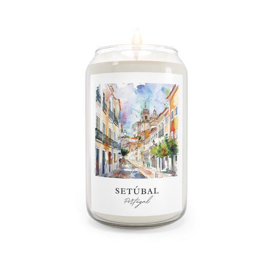 Setúbal, Portugal scented soy candle