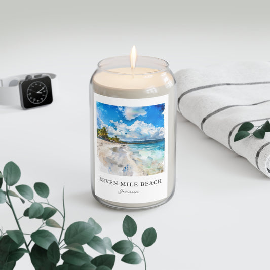 Seven Mile Beach, Jamaica scented soy candle