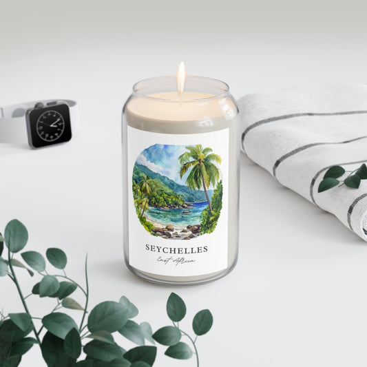 Seychelles, East Africa scented soy candle