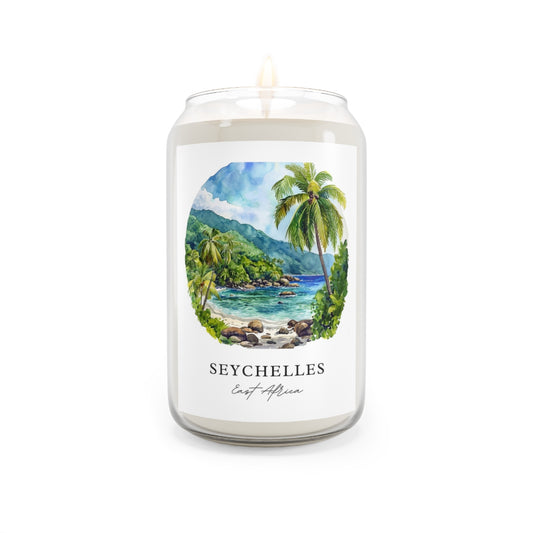 Seychelles, East Africa scented soy candle