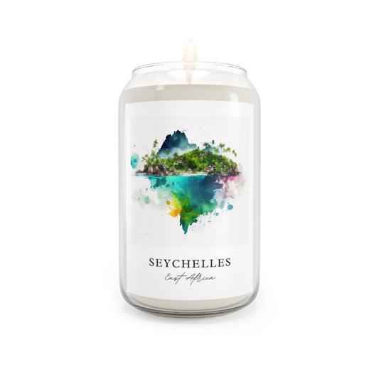 Seychelles, East Africa scented soy candle