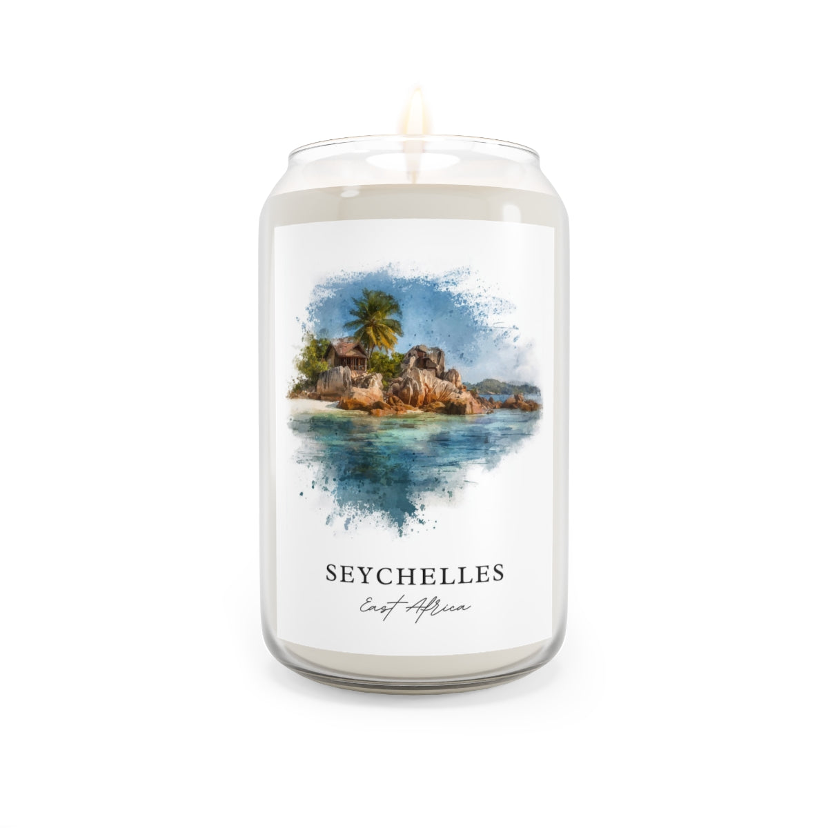 Seychelles, East Africa scented soy candle