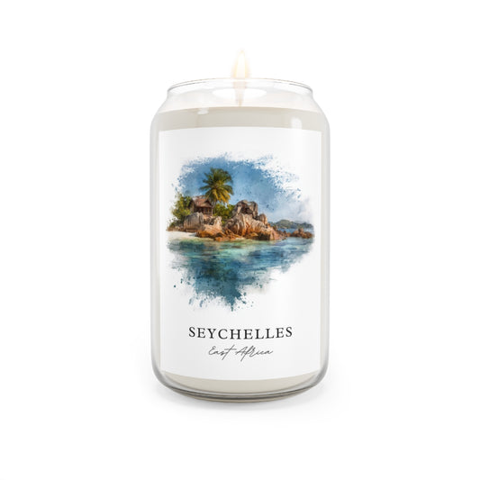 Seychelles, East Africa scented soy candle