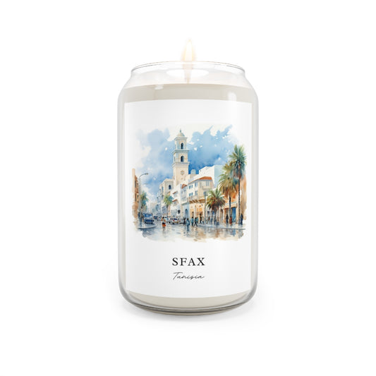Sfax, Tunisia scented soy candle