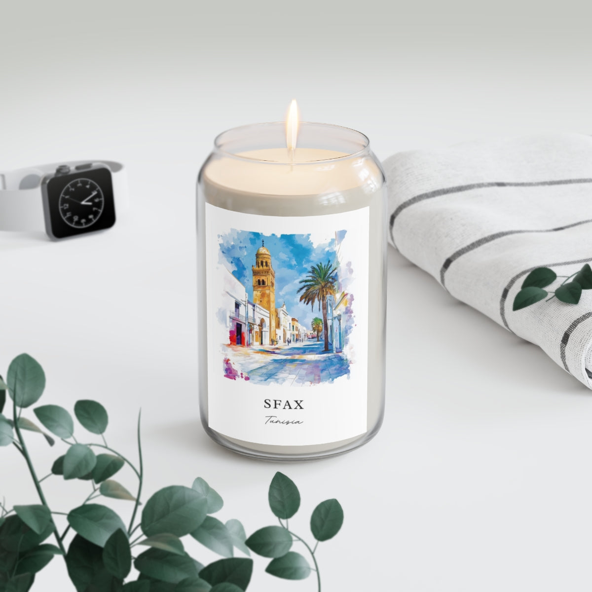 Sfax, Tunisia scented soy candle