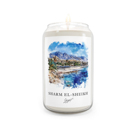 Sharm El-Sheikh, Egypt scented soy candle