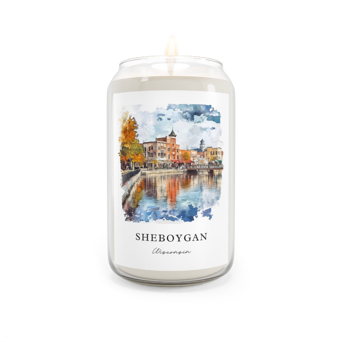 Sheboygan, Wisconsin scented soy candle