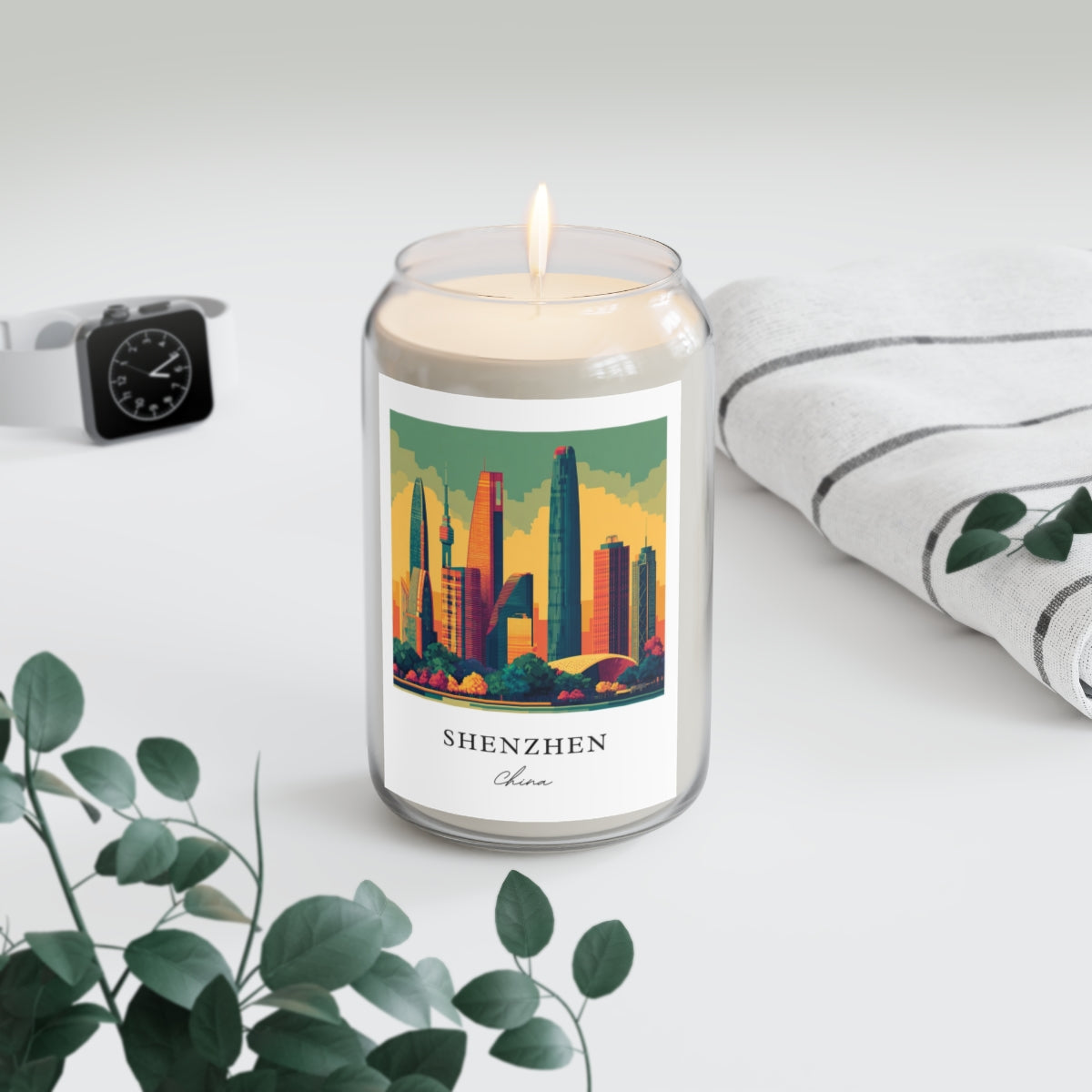 Shenzhen, China scented soy candle