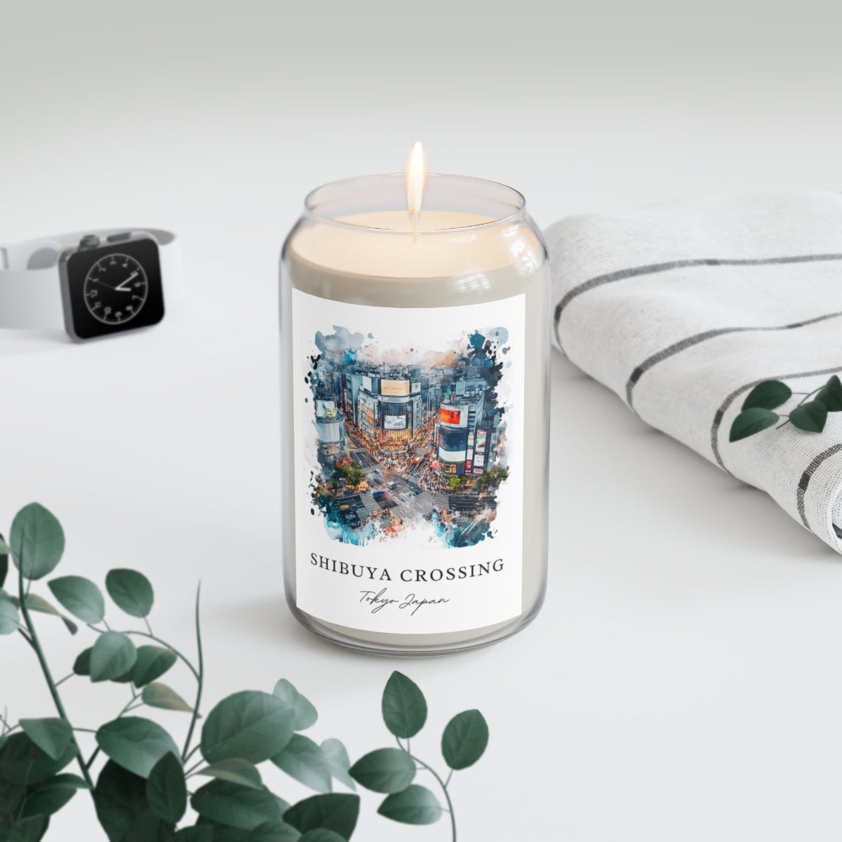 Shibuya Crossing, Tokyo Japan scented soy candle