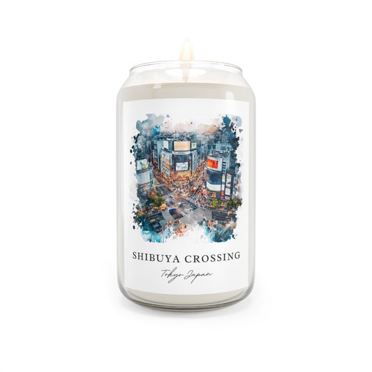 Shibuya Crossing, Tokyo Japan scented soy candle