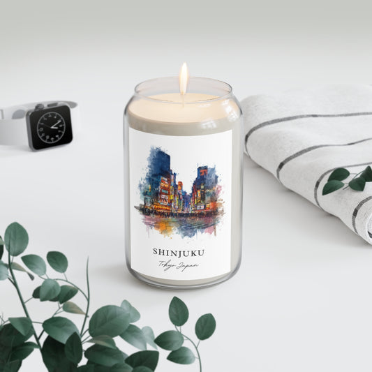 Shinjuku, Tokyo Japan scented soy candle