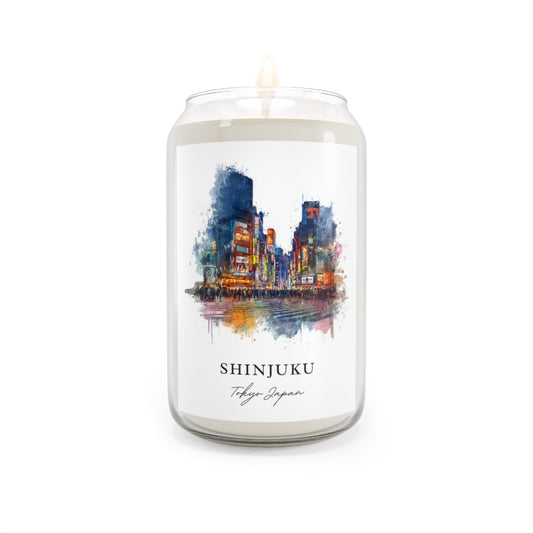 Shinjuku, Tokyo Japan scented soy candle
