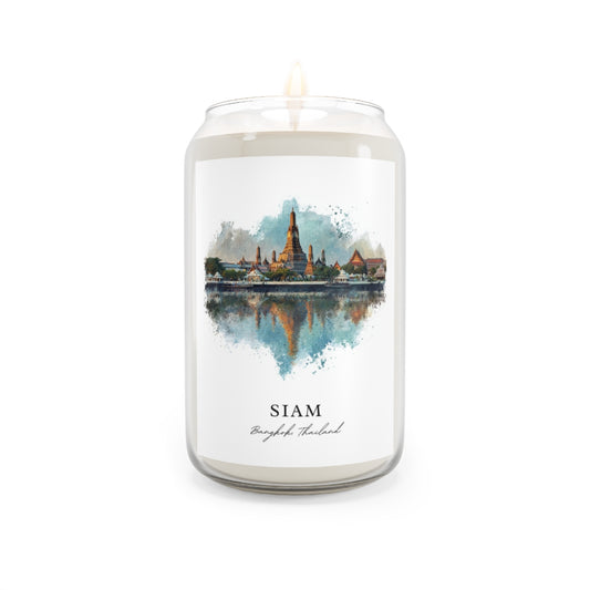Siam, Bangkok, Thailand scented soy candle