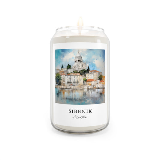Sibenik, Croatia scented soy candle