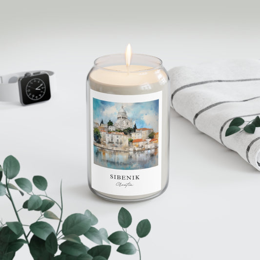 Sibenik, Croatia scented soy candle