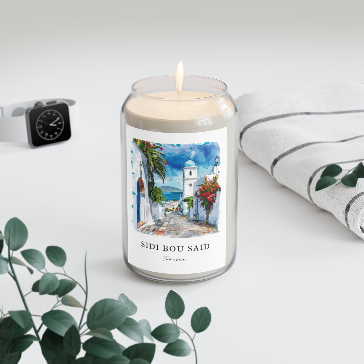 Sidi Bou Said, Tunisia scented soy candle