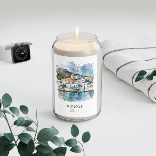 Sifnos, Greece scented soy candle