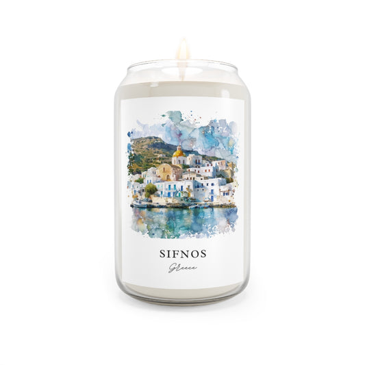 Sifnos, Greece scented soy candle