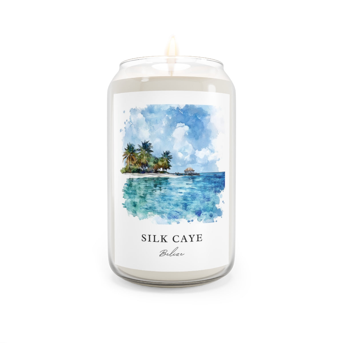 Silk Caye, Belize scented soy candle