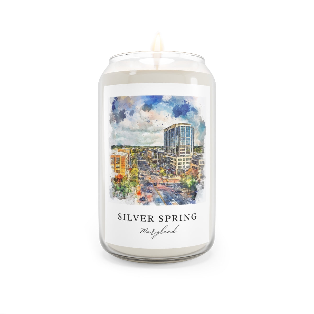 Silver Spring, Maryland scented soy candle