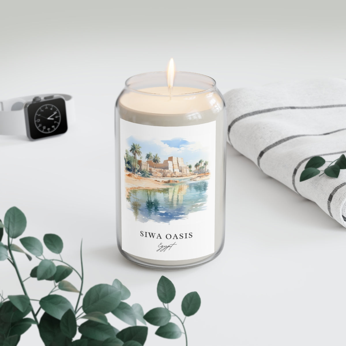 Siwa Oasis, Egypt scented soy candle