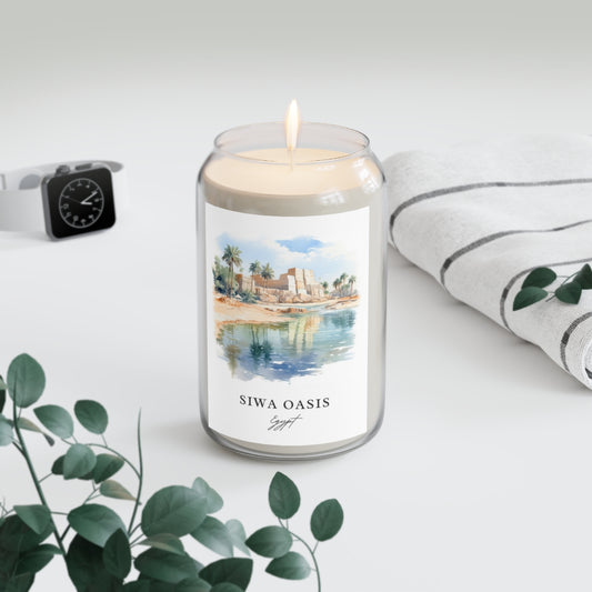 Siwa Oasis, Egypt scented soy candle