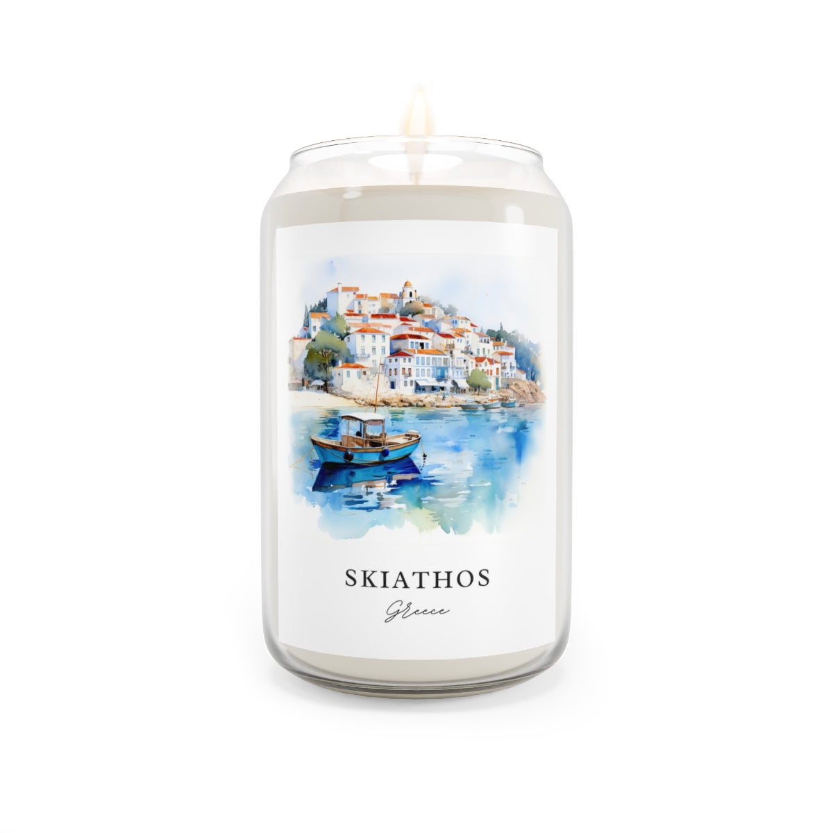 Skiathos, Greece scented soy candle