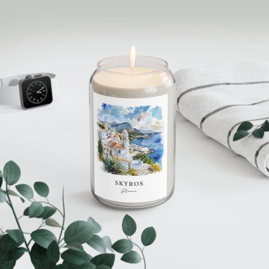 Skyros, Greece scented soy candle
