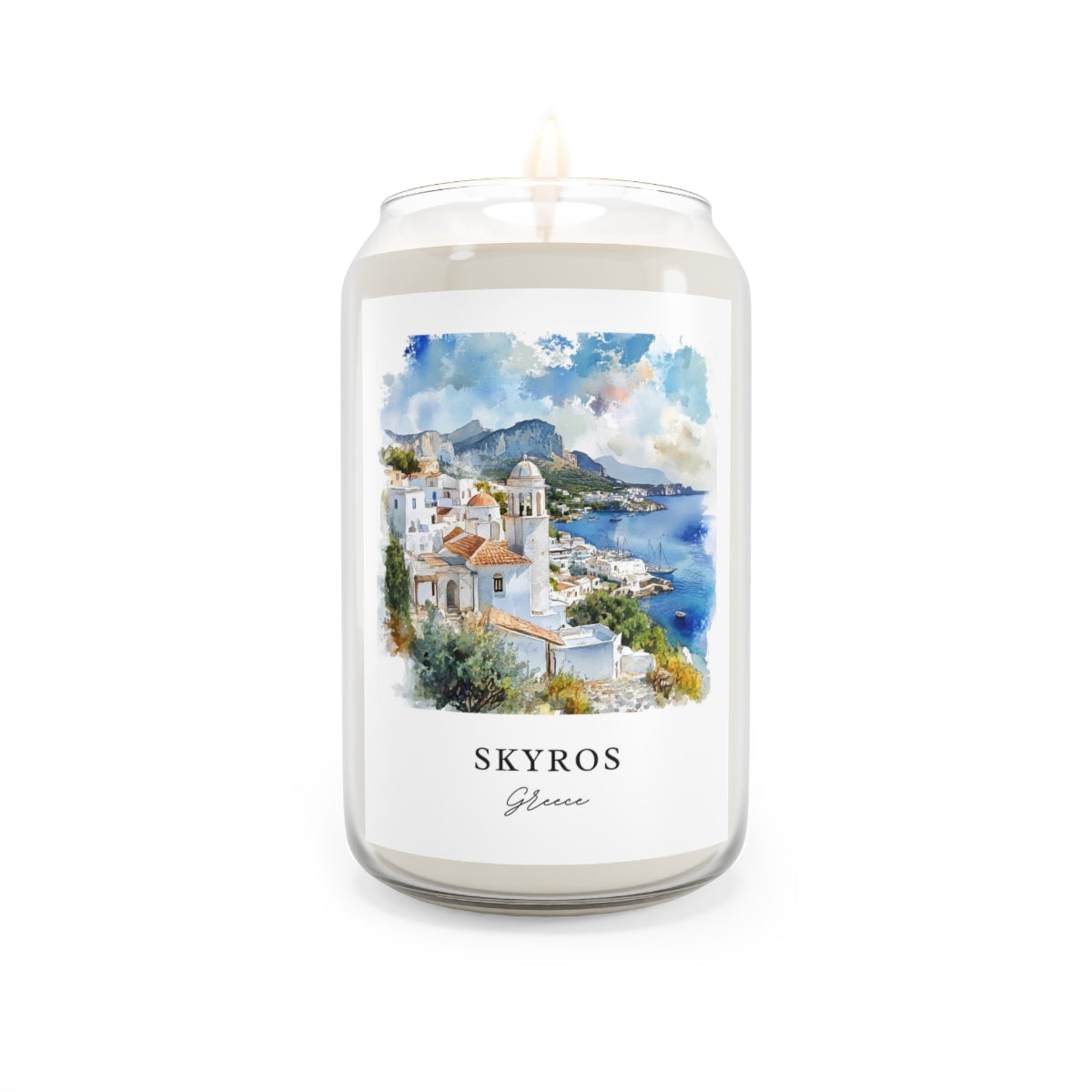 Skyros, Greece scented soy candle