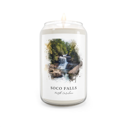 Soco Falls, North Carolina scented soy candle