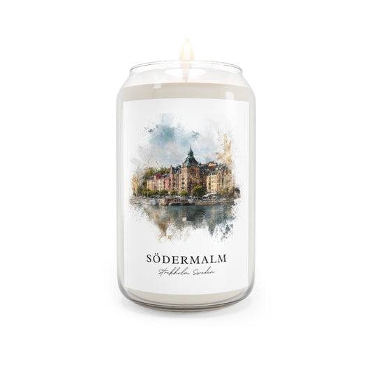 Södermalm, Stockholm, Sweden scented soy candle