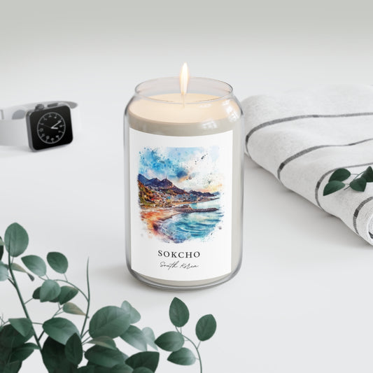 Sokcho, South Korea scented soy candle